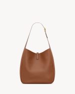 YSL LE 5 À 7 supple LARGE in grained leather - Image 3